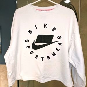 White Nike crewneck